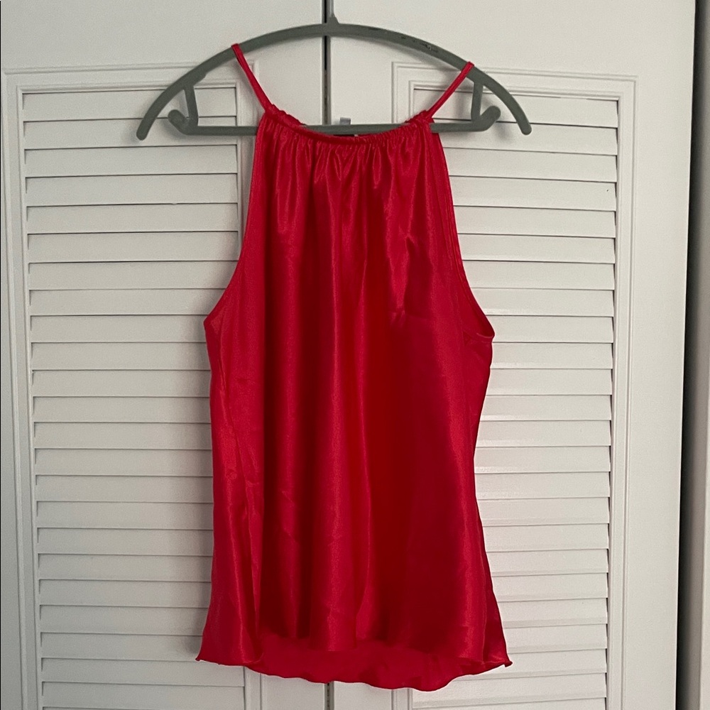 Chic Red Camisole Top